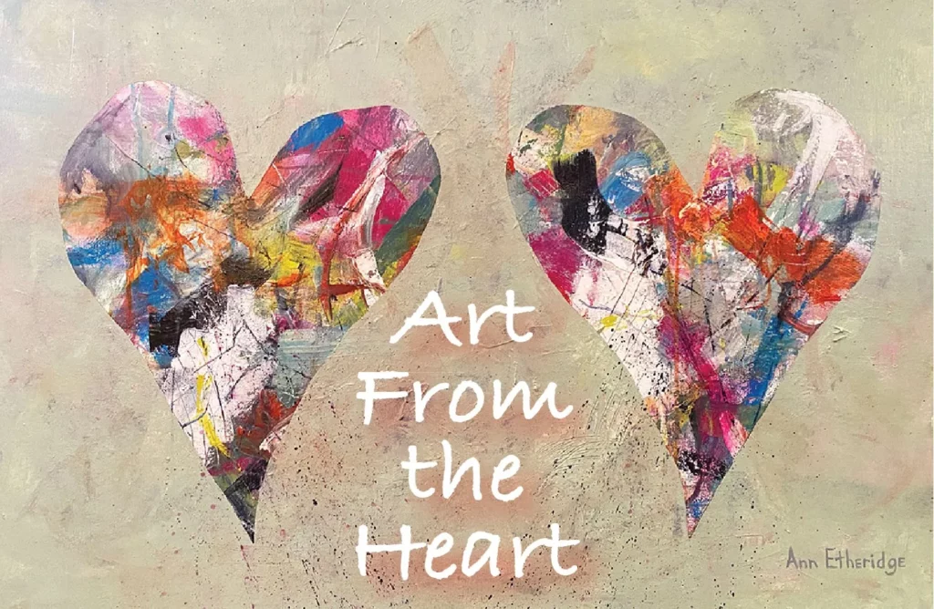 painting of two hearts